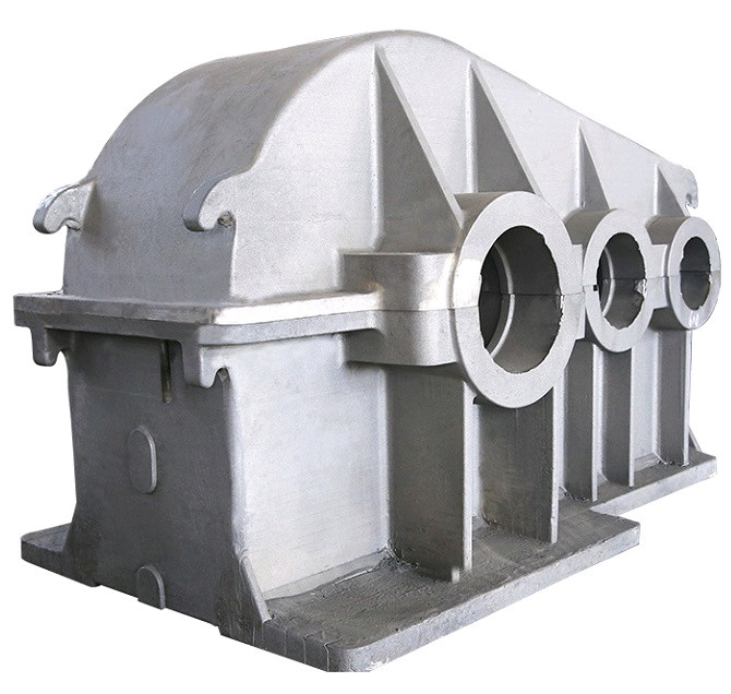 Heavy Duty Helical Gear Precision Investment Castings Crane Gearbox Housing