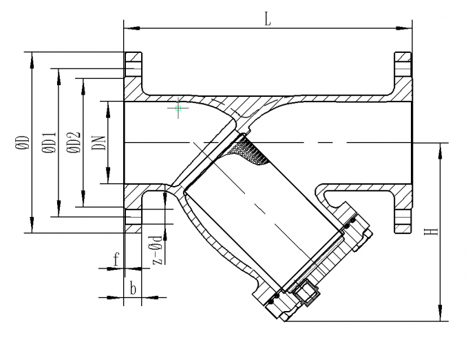 800psi Stainless Steel Threaded End Y Type Strainer Wye Strainer BSP NPT PT