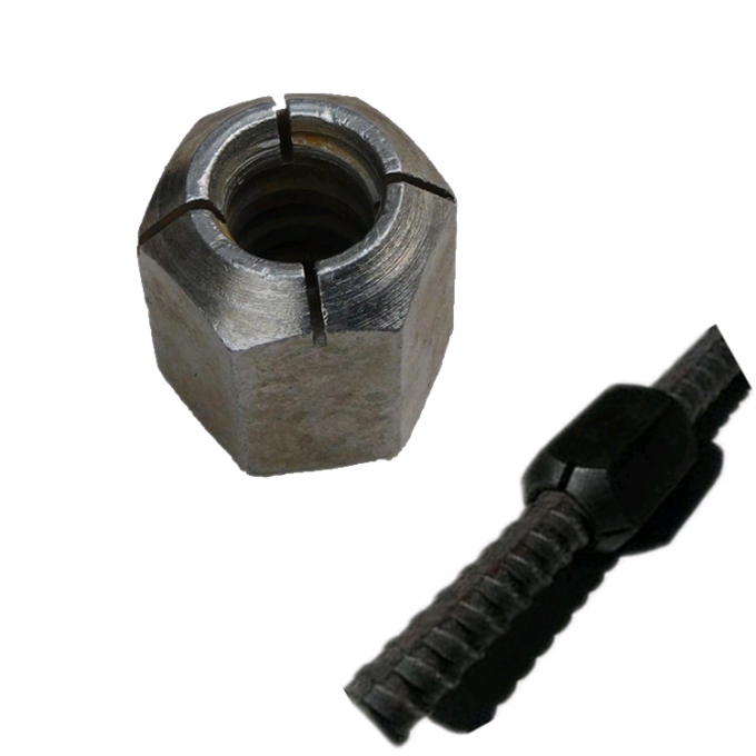 Black Spherical Hex Nut For Post Tensioning System Length Customized