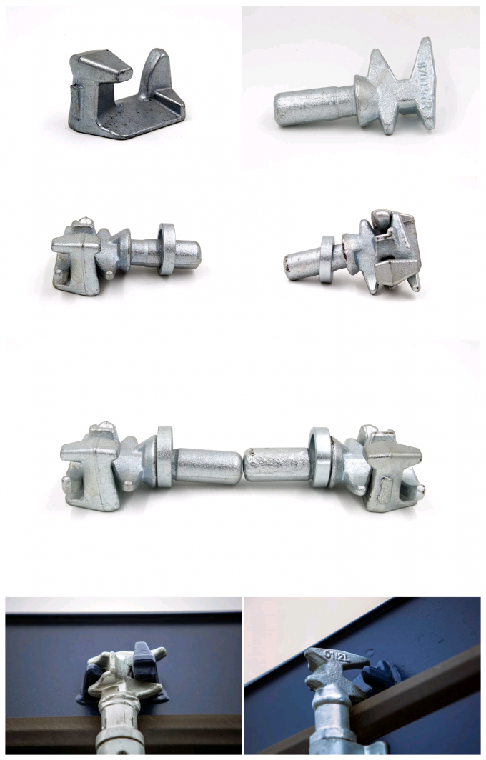 ISO Standard 20mn Galvanized Cast Iron / Steel Shipping Container Cam Lock