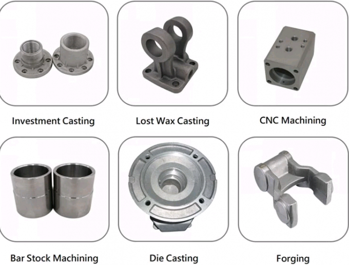 Lost Wax Investment Precision Investment Castings Carbon Steel Material