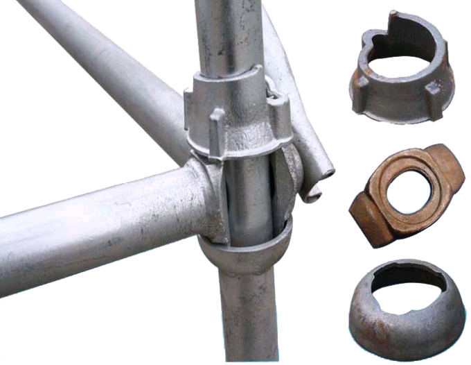 Ductile Iron Scaffolding Accessories Black Surface Cuplock System