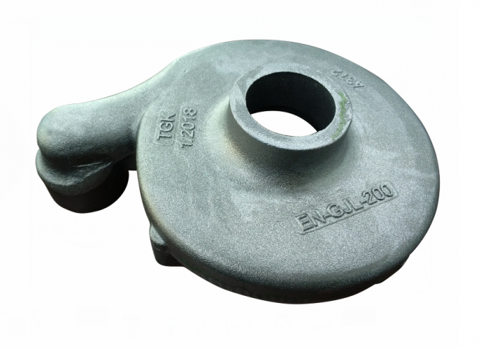 Cast Gray Iron EN-GJL-200 Casting Shell Mold Casting Iron Water Pump Cover