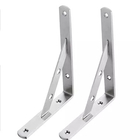 Custom Stainless Steel Casting L Shaped Metal Shelf Bracket