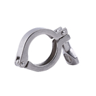 SS304 Stainless Steel Casting Sanitary Pipe Fitting Tri Clamp Mirror Polish Or Matte Polish