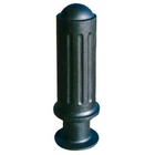 Durable Cylindrical Cast Iron Bollards Roadway Safety Security Bollard Sand Casting
