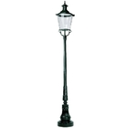 Single Head Cast Iron Garden Lamp Post Antique Street Light Pole Anti Corrosion