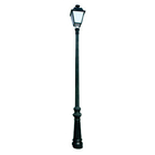 Round Outdoor Cast Iron Light Pole European Style Cast Iron Street Lamp Post