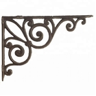 Metal Ornamental Iron Parts Cast Iron Anchor Bracket Wall Shelf Bracket