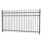 Fashionable Ornamental Iron Fence Parts Wrought Iron Components Powder Coated