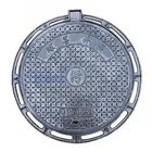 Round Ductile Cast Iron Manhole Cover Sand Casting For Municipal Engineering