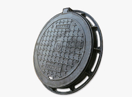 Round Ductile Cast Iron Manhole Cover Sand Casting For Municipal Engineering