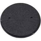 Round Light Duty Cast Iron Manhole Cover 600 x 600 With Frame SGS Approval