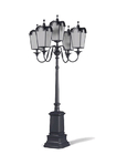 Antique Garden Cast Iron Street Lamps / Decorative Cast Iron Street Light