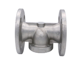 Three Way Valve 316 Stainless Steel Flanges Connection Ball Valve Body