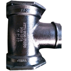 Cement Lining Swivel Hydrant Tee Ductile Iron Material AWWA C153 Standard