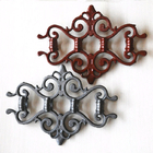 Decorative Cast Iron Fence Parts / Rosettes Ornament Cast Iron Gate Panels