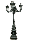 Vintage Four Arms Cast Iron Light Pole Outdoor Street Casino Lamp 120W
