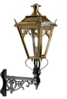 Waterproof Cast Iron Light Pole Cast Iron Wall Lamp Customized Color