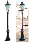 Antique Decorative Cast Iron Light Pole Spain Style Garden Street Lighting Pole