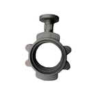 Ductile Iron Butterfly Valve Body Casting Wafer Style High Performance ISO9001
