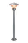 Custom Outdoor Street Cast Iron Light Pole Galvanized 3 Light Head Stainless Steel Lamp Post