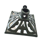 Square Heavy Duty Cast Iron Parasol Base For Garden Outdoor Furniture OEM