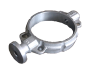 Precision Butterfly Valve Body Stainless Steel Valve Parts Silver Color ISO9001