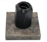 Domed Anchor Plate Square Concrete Anchor Plates for Thread Steel Bars System