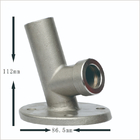 304 Stainless Steel Flange Balustrade Stair Handrail Accessories Stainless Wall Flange