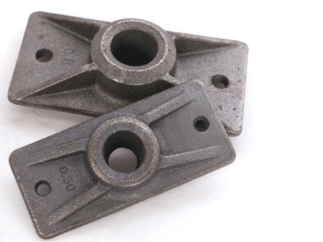 High Tension Anchor Wedge Plate Cast Iron Parts For Unbonded Monostrand Anchorage System