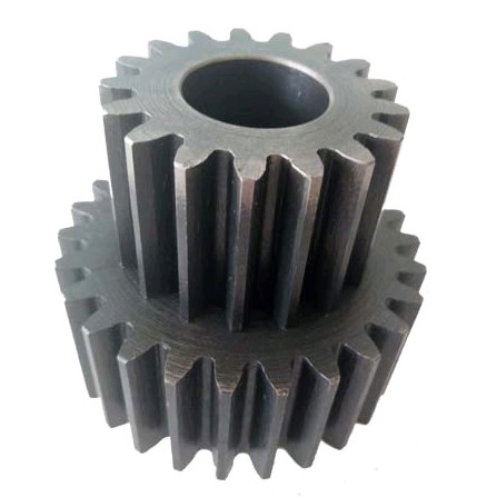 Small Sandblasting Steel Casting Components Helical Gear For Paper Shredder