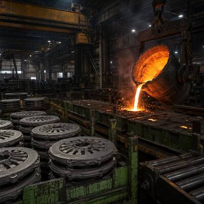 Grey Cast Iron Clutch Pressure Plate ASTM A48 Class 40 Heavy Duty Commercial Truck Spare Part
