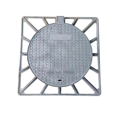 BS EN124 Cast Ductile Iron Manhole Cover GGG500-7 With Frame For Construction